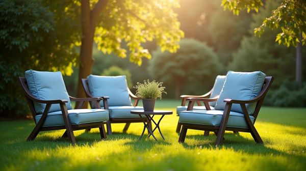 Choisissez des chaises de jardin confortables et durables