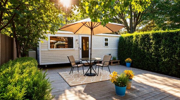 Top astuces pour réussir l'aménagement de votre terrasse de mobil-home
